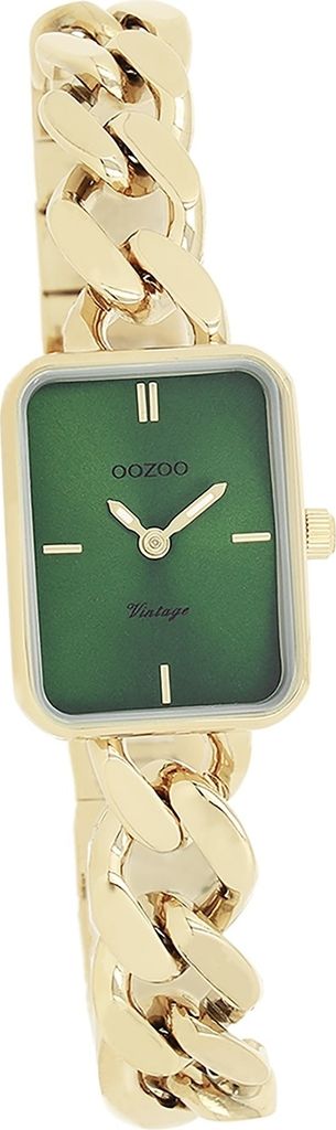 Oozoo Metall Damen Uhr matt Analog Quarzuhr Armband gold Vintage Series D2UOC20364