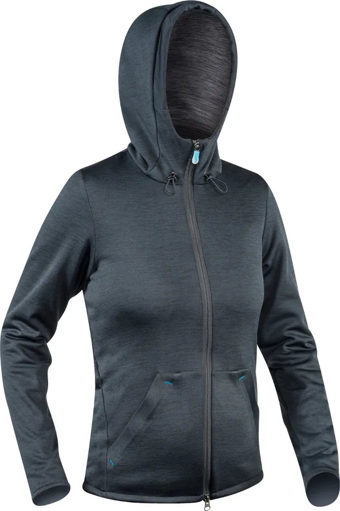 Veste de protection Komperdell Full Zip Hoody noire pour femme, taille L