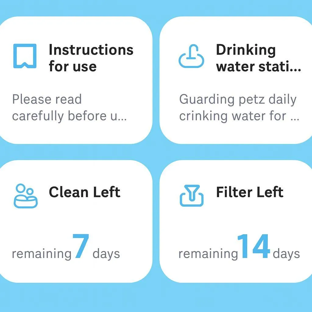 Distributeur d'eau pour chat et chien 4L PotWatch inox programmable