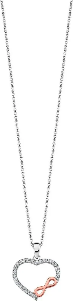 Collier Lotus Silver Argent avec Pendentif MOMENTS - Modèle LP1595-1/1