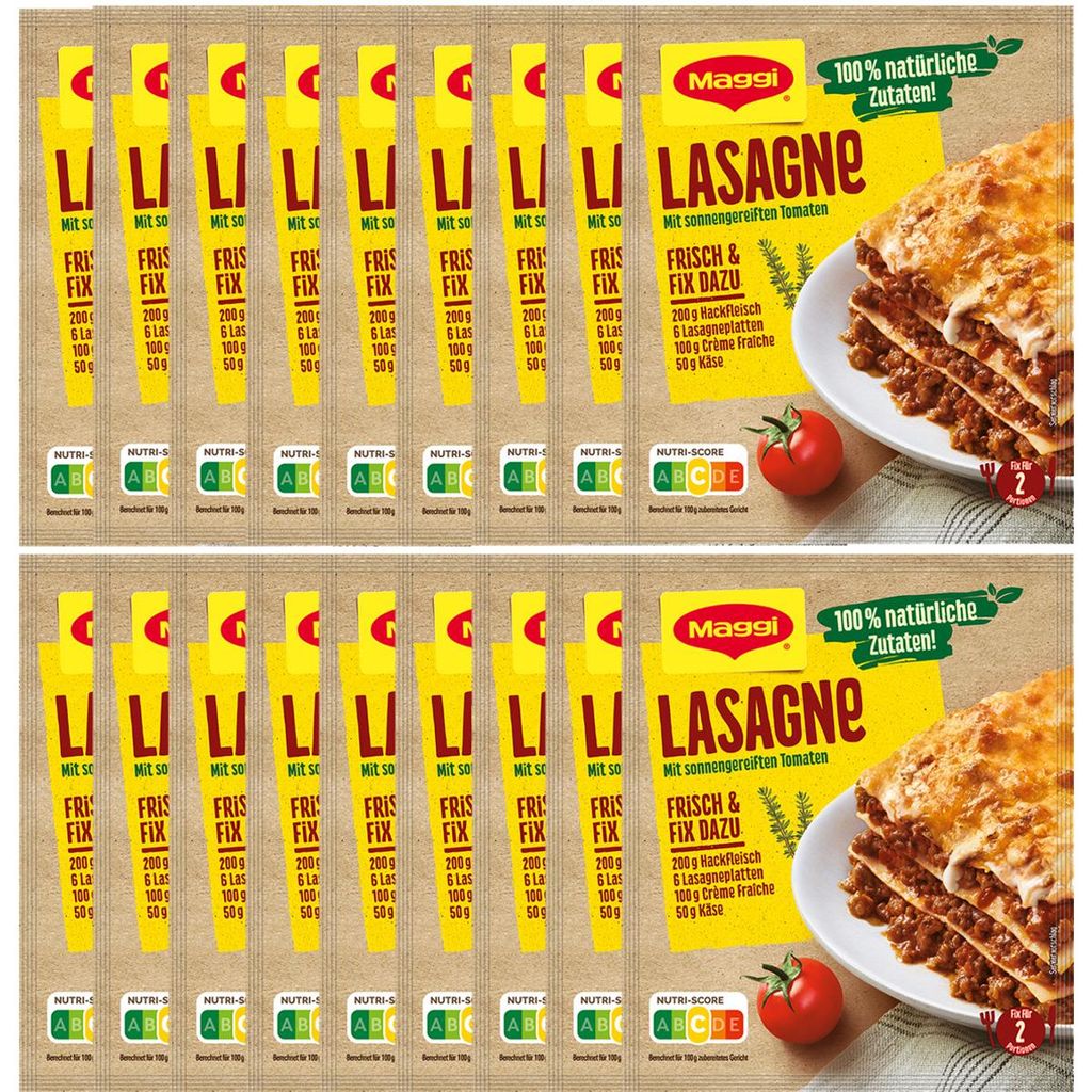 Maggi Fix per lasagne ingredienti piccanti al pomodoro 30 g Immagine del prodotto 