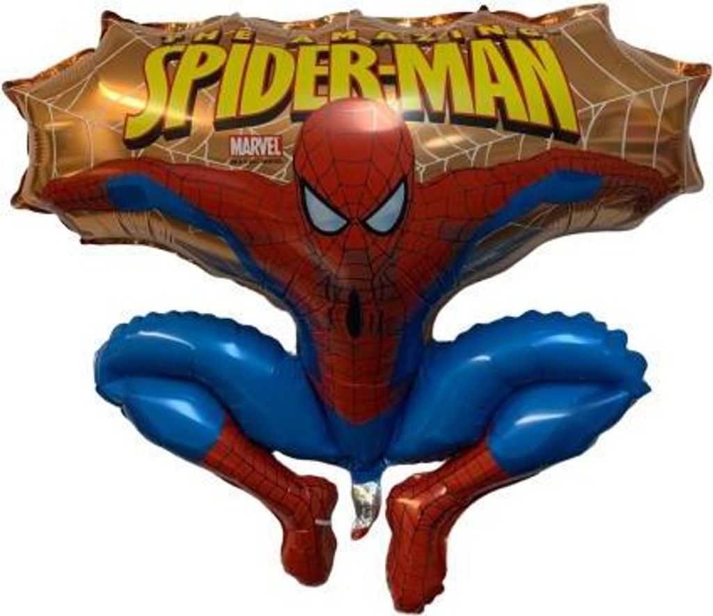 Balon foliowy - Spiderman, 53 cm złoty Zdjęcie produktu 