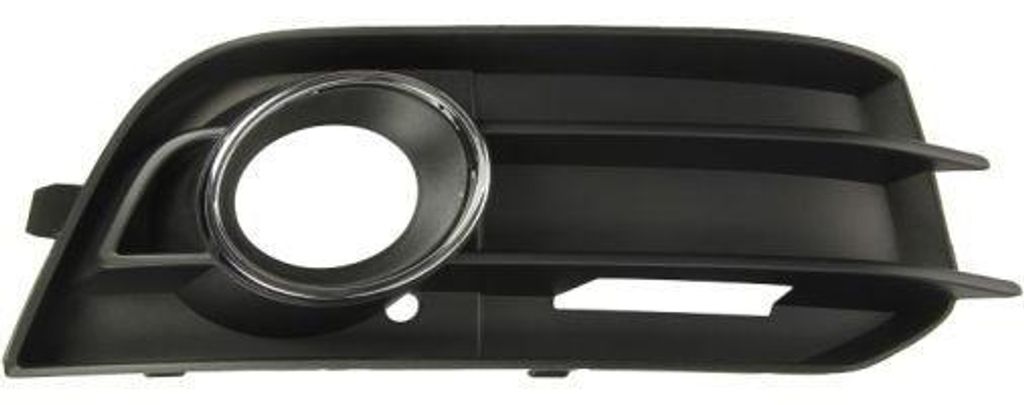 BLIC Lüftungsgitter Grill Stoßfänger für AUDI A1 Sportback (8XA, 8XF) mit Loch/Löchern für Nebellampen Chrom/Schwarz