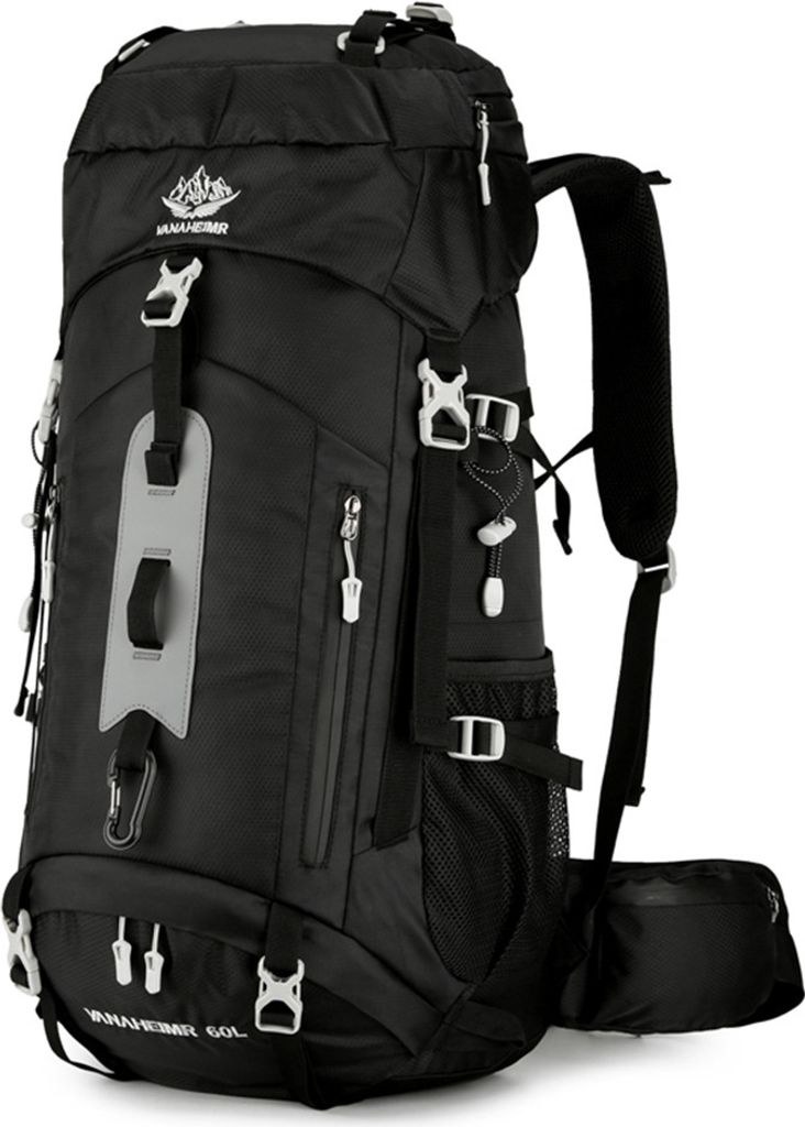Wasserdichter Rucksack-Bergsteigerrucksack, 60 l, Wanderrucksack, großes Fassungsvermögen, Camping-Rucksack