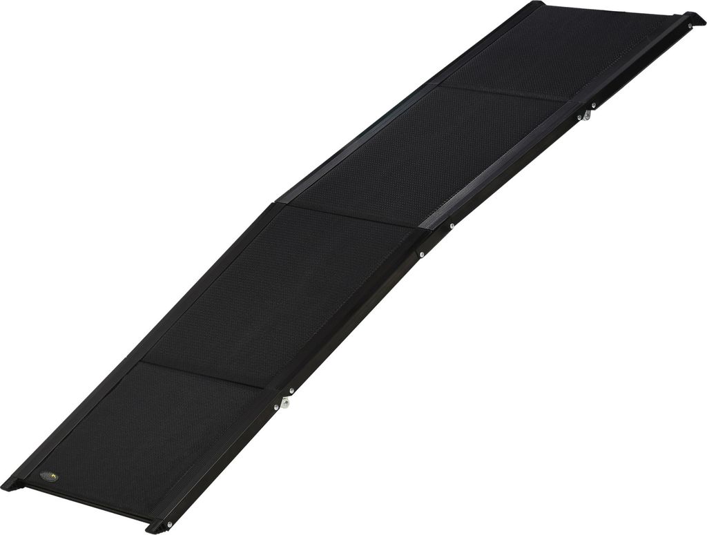 Haustierrampe. klappbar. rutschfest. Hunde bis 40 kg. 158 cm x 43.5 cm x 2.5 cm. Schwarz
