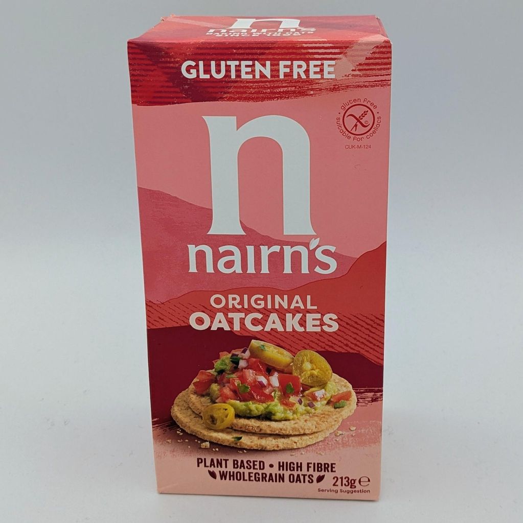 Nairn's Havermoutkoekjes, glutenvrij (8 stuks, elk 213 Productafbeelding 