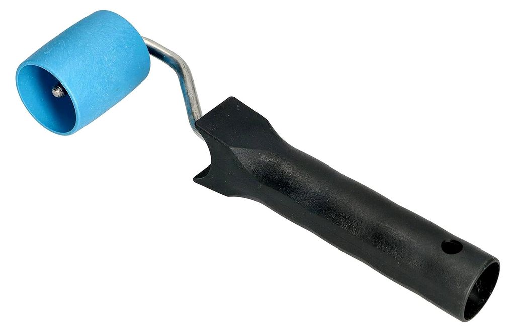 Tapeten-Andrückroller in Walzenform aus Kunststoff
