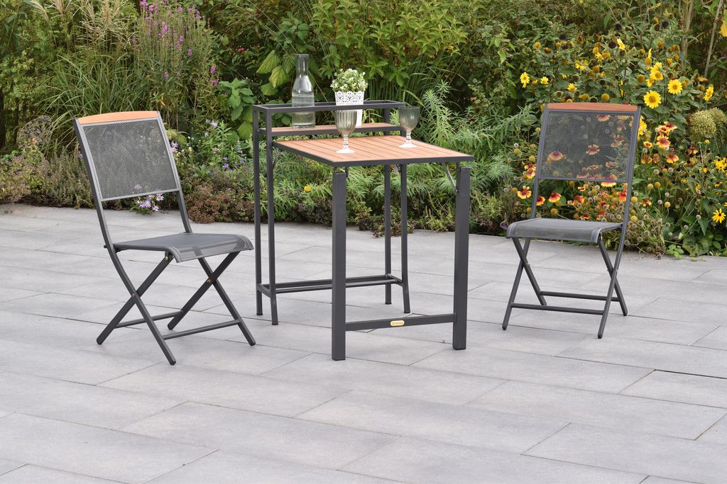 Merxx Gartenmöbel Set Patmos 3tlg., 2 Klappstühle, 1 Produktbild 