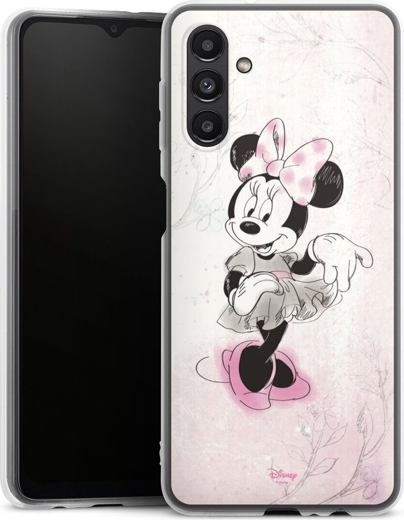 DeinDesign Handyhülle für Samsung Galaxy A13 5G Silikon Hülle Case Smartphone Schutzhülle Disney Minnie Mouse Vintage