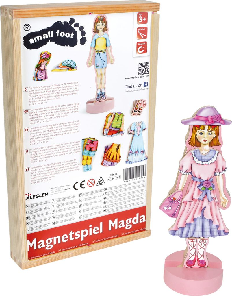 Magnetická hra obliekacia bábika Magda Obrázok produktu 5