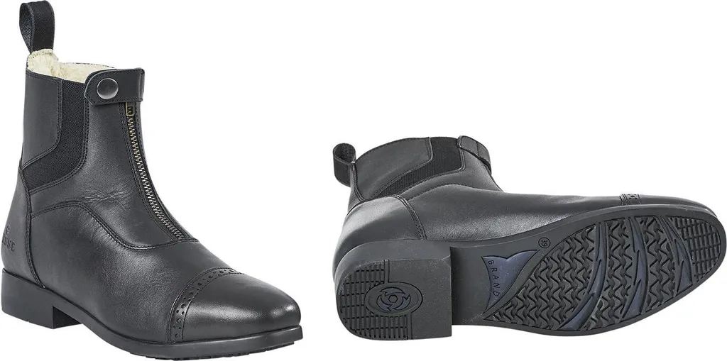 Bottines d'équitation d'hiver Jodhpur Apia BUSSE en noir taille 38