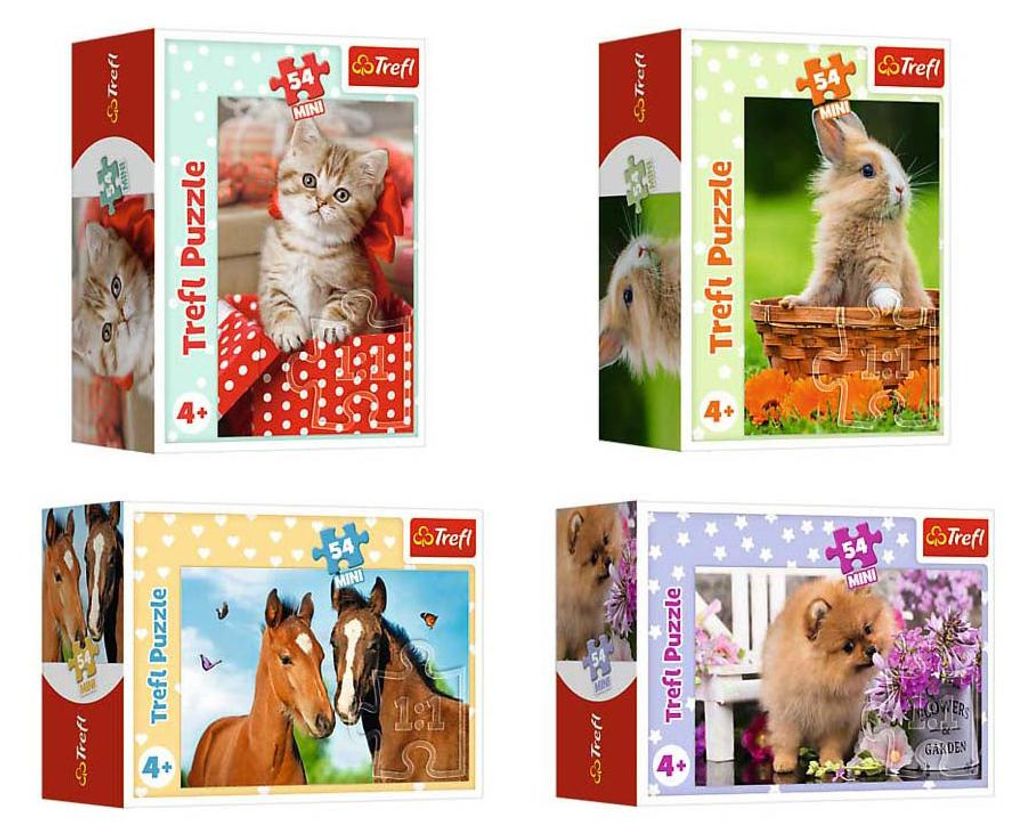 TREFL Puzzle Niedliche Tiere: Kätzchen 54 Teile Produktbild 
