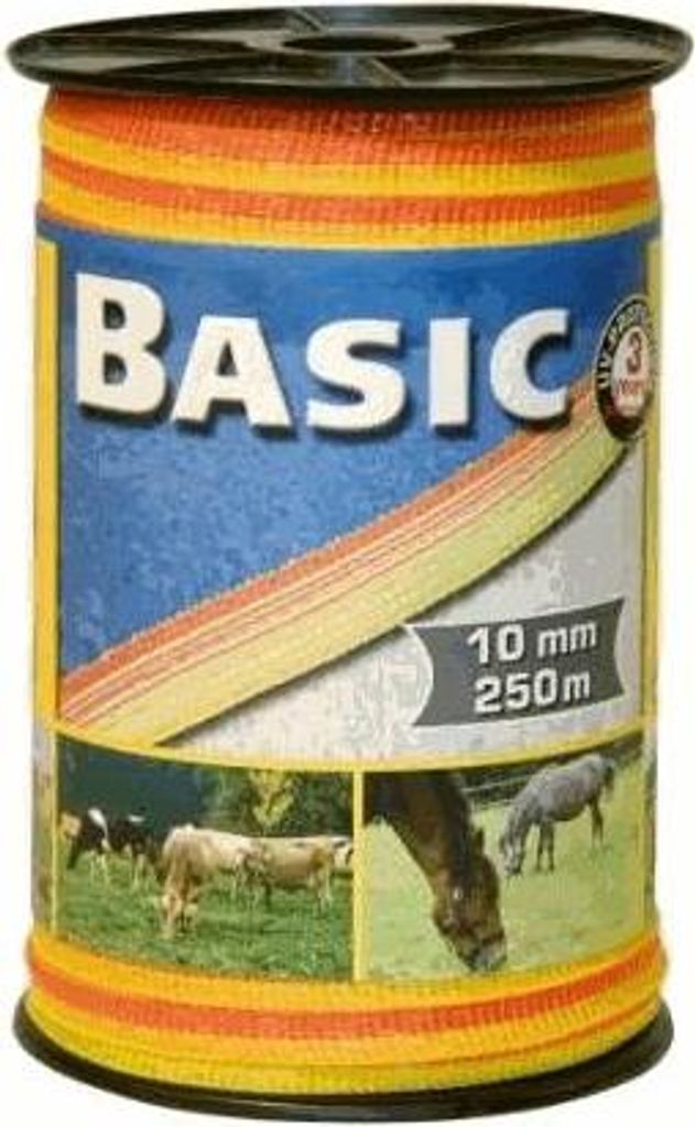 Kerbl Weideband 250 m / 10 mm Basic Classe Edelstahlleiter Produktbild 
