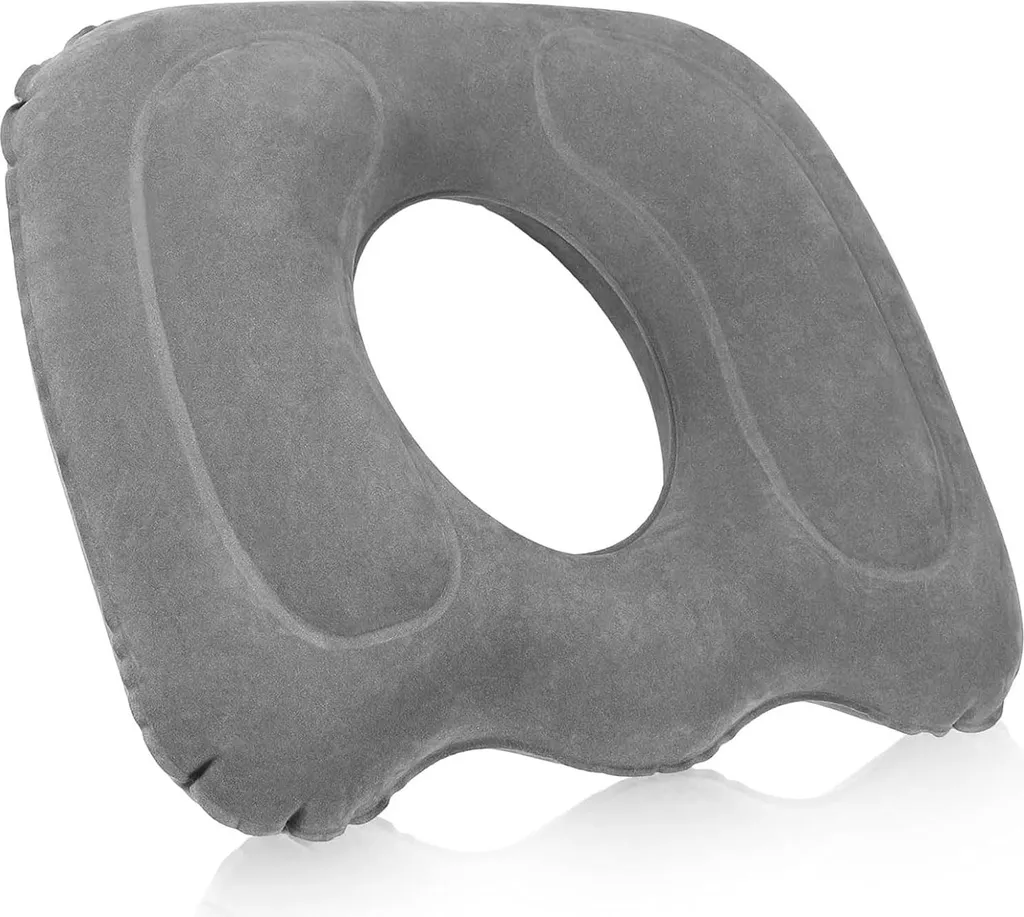 Coussin de siège ergonomique en anneau pour confort lombaire et coccyx
