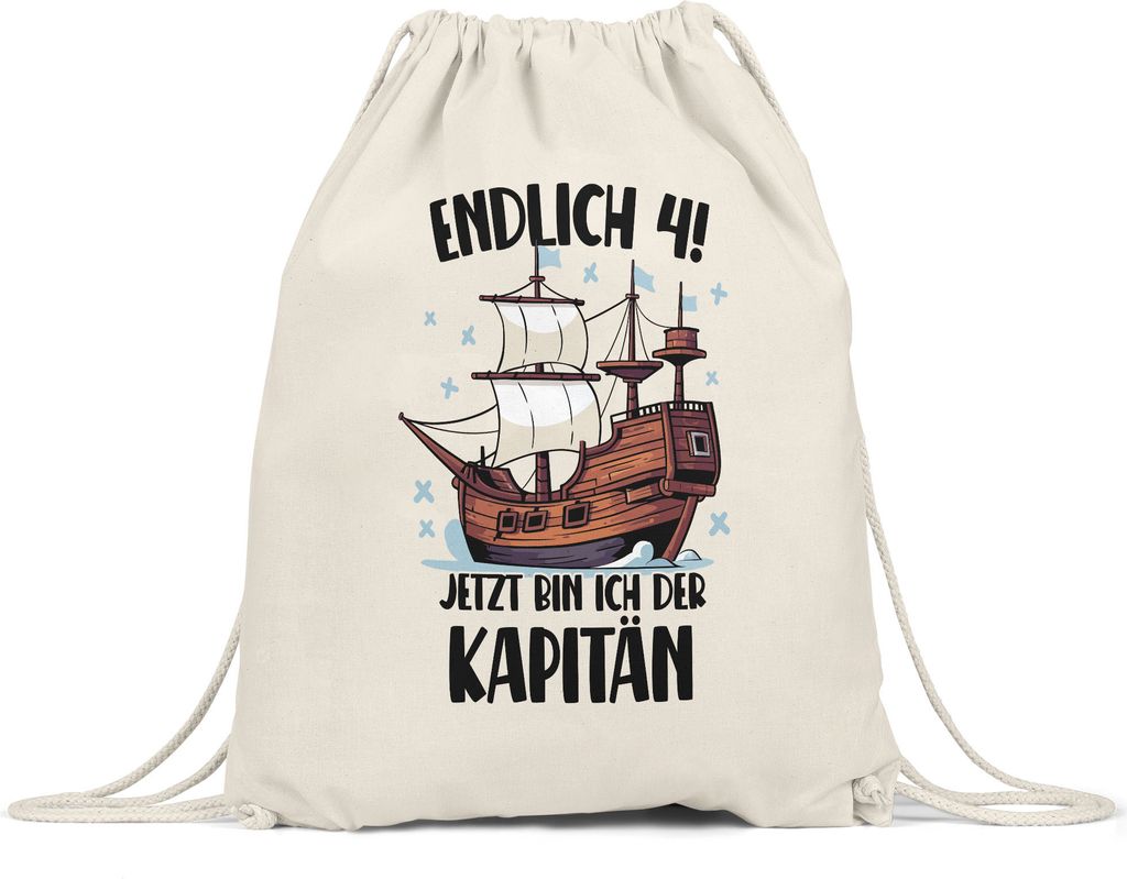 Geburtstag 4 Jahre Turnbeutel 4 Jahre 4. Geburtstag Pirat Piraten Motto