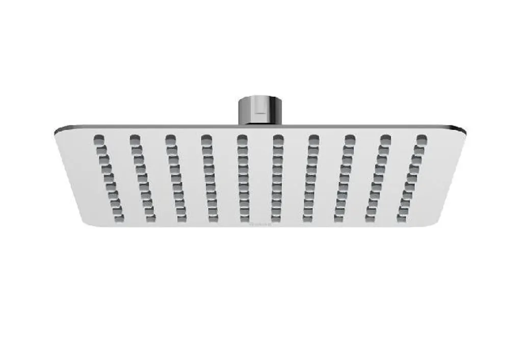 Pomme de douche anticalcaire Ravak Chrome 200 mm Slim pour jet puissant