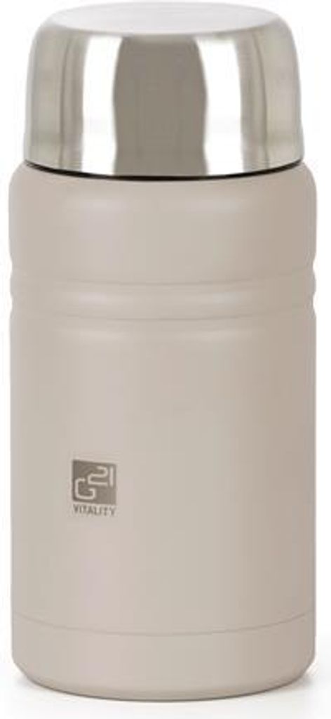 Thermoskanne für Lebensmittel G21 750 ml – sandbeige