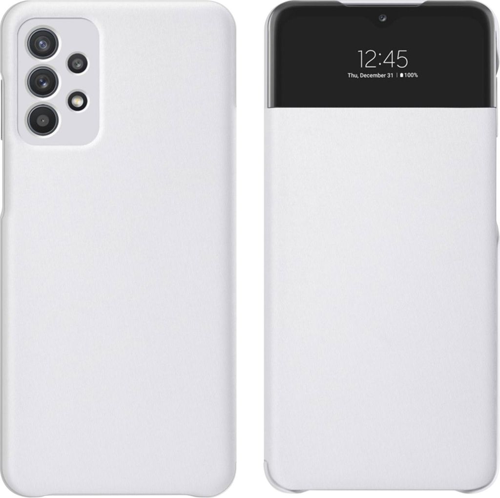 Samsung Flip Case S View Wallet Abdeckung A32, weiß