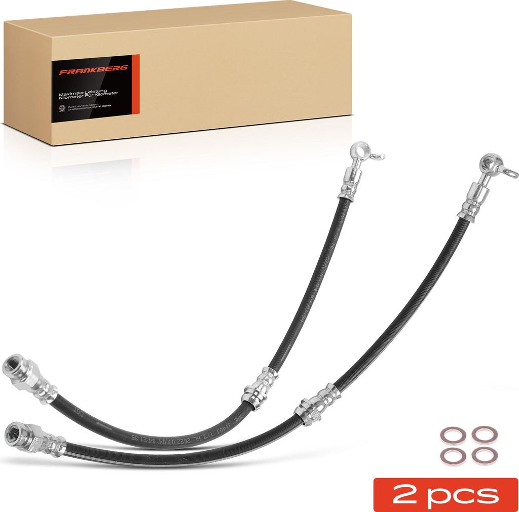 Frankberg 2x Bremsschlauch Bremsschläuche Vorne Links Rechts für Mazda 6 Kombi Stufenheck GJ GL