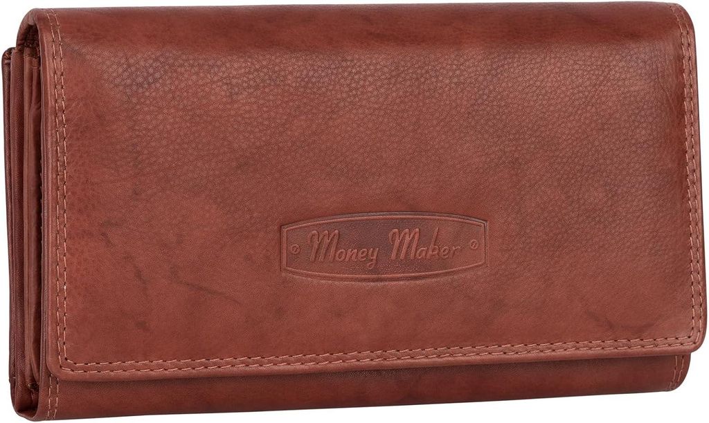 RFID Damen Geldbörse aus Leder, elegantes Portemonnaie mit 14 Kartenfächern, RFID-Schutz, kompakt & langlebig, ideal für Alltag,Reisen & Geschen...