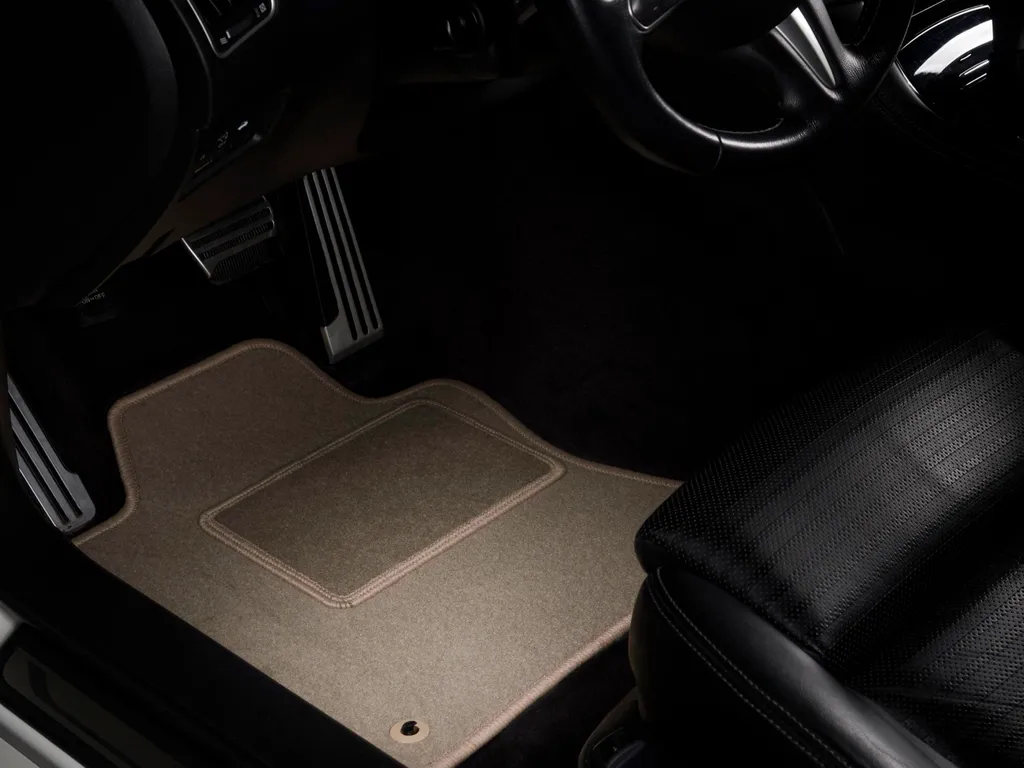 Tappetino Premium Beige Honda Civic VII - Velluto Soft Touch Misura - 5