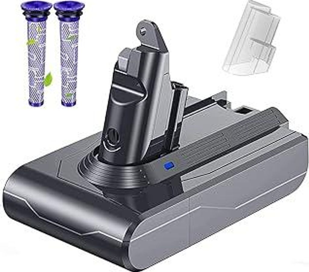 V6 Ersatzakku für Dyson V6 Akku Kompatibel mit DC62 DC58 DC59 DC61 DC62 Animal DC72 DC74 SV03 SV04 SV05 SV06 SV07 SV09 967810-23 967810 Handstaubs...