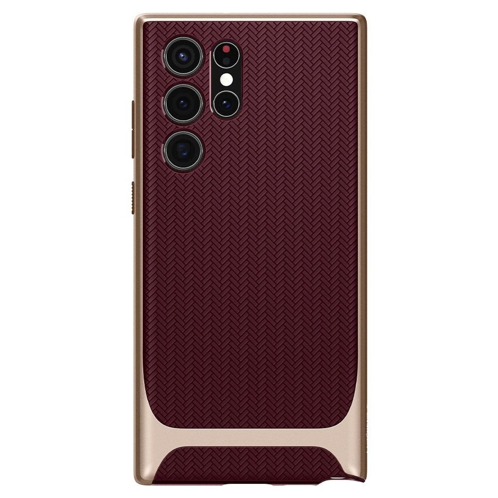 Spigen Samsung Galaxy S22 Ultra Neo Hybrid Galaxy Hülle - Burgund