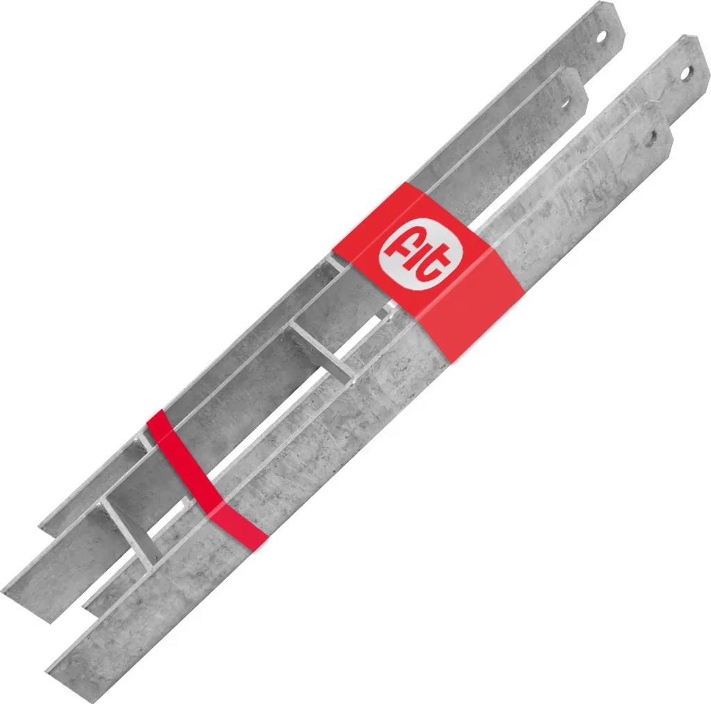 Ancoraggio Professionale MasterLock Wickey per Pali Legno 2 Pezzi