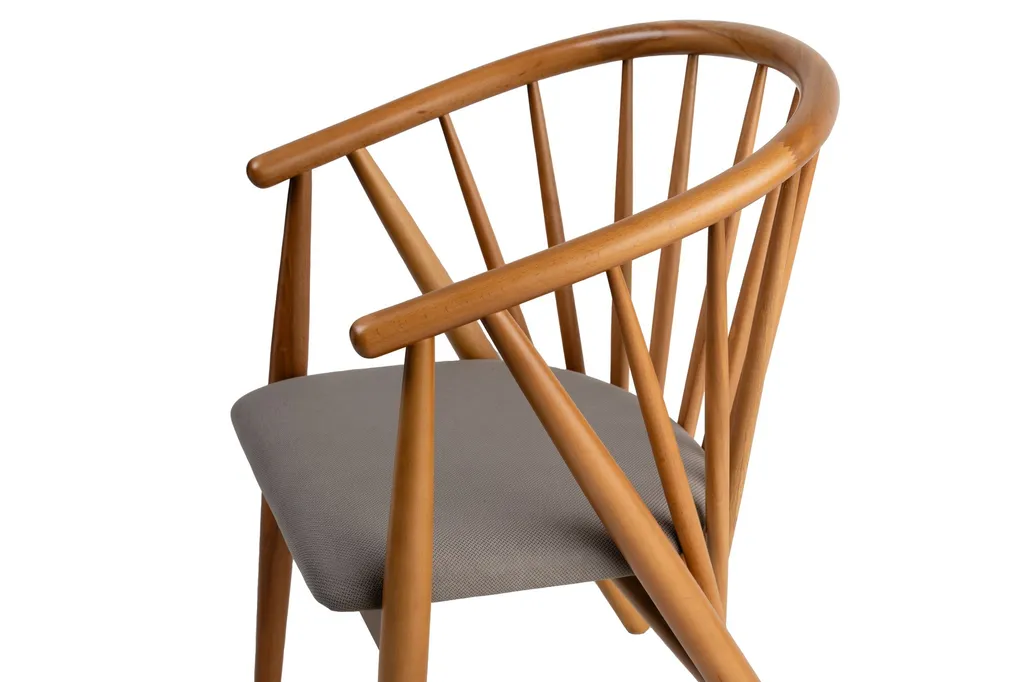 Chaise Doris en Bois de Chêne Véritable Haute Qualité Design Skye Decor - 6
