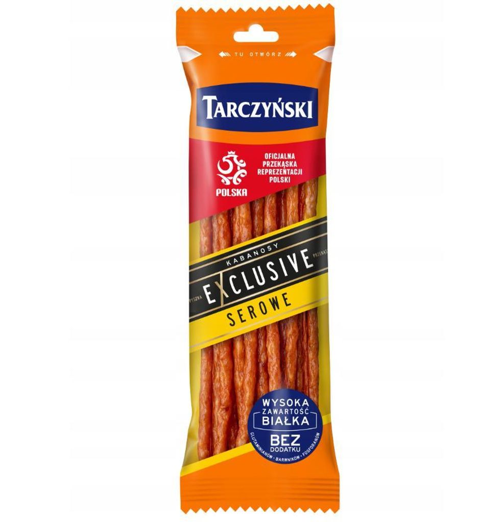 Tarczynski Kabanosy Exclusive syrové cabanossi 105 g poľské Obrázok produktu 