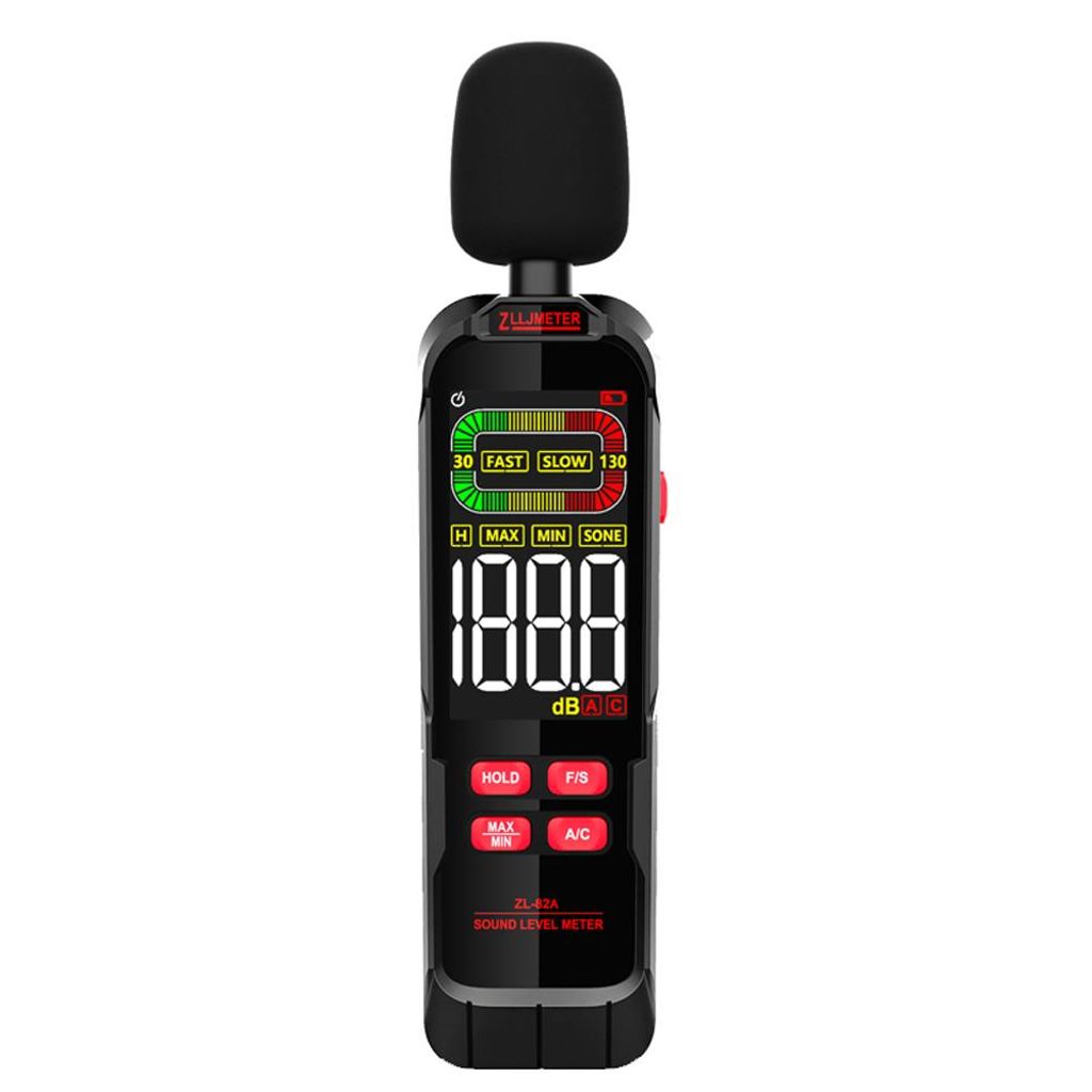 Digitální hlukoměr 30-130 dB - LCD displej s podsvícením, Obrázek produktu 