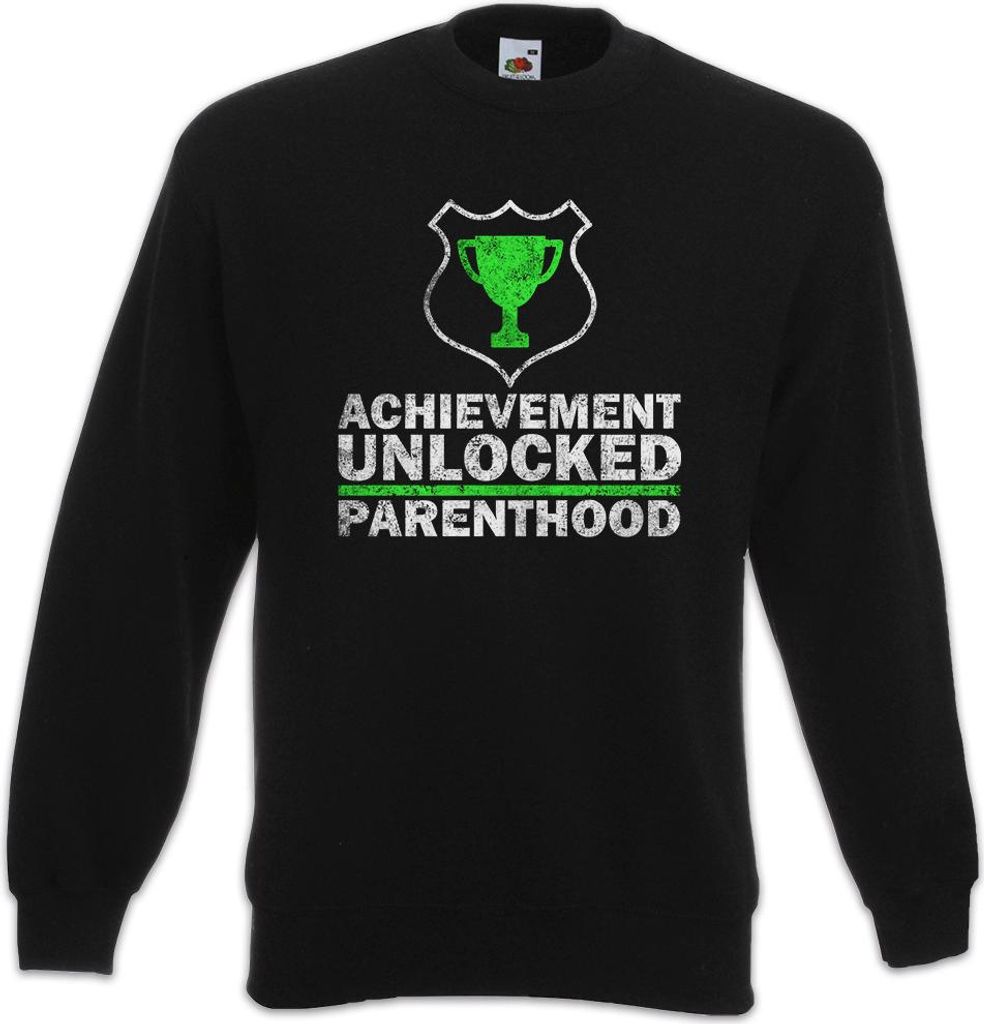 Urban Backwoods Achievement Unlocked, Sweatshirt, Farbe: Schwarz, Größe: 2XL