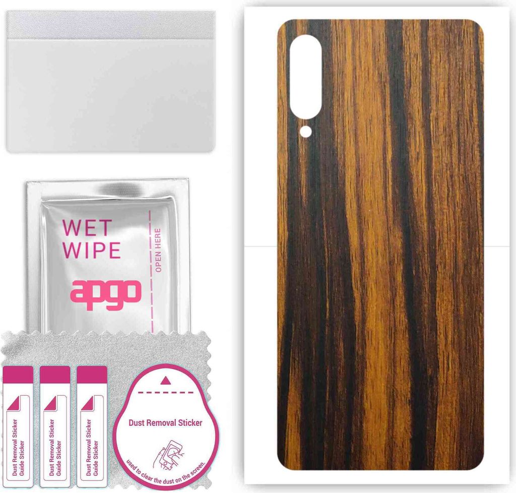apgo Rückseite Schutzfolie, Skin, kompatibel mit Samsung Galaxy A70s, Hinten Displayschutzfolie aus Vinylfolie, kratzfest, einfache Montage - Tige...