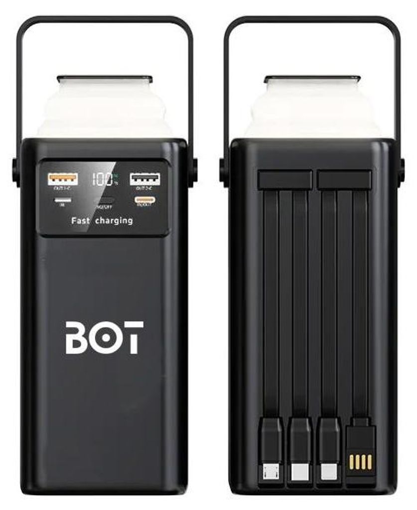 BOT Powerbank 22,5W HP2 100 000 mAh schwarz Produktbild 