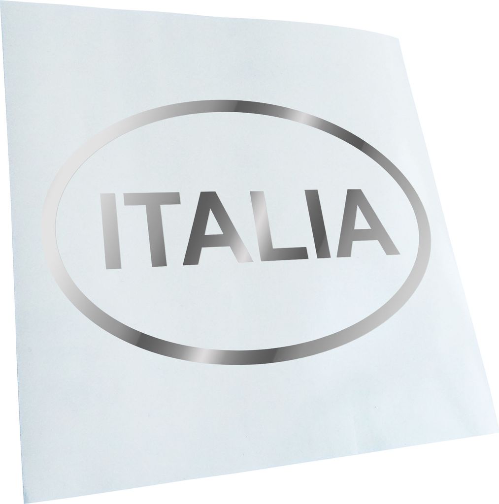 Kiwistar - Autoaufkleber - Italia - Italien Heckscheibe - Aufkleber für Auto Kfz Fahrrad, LKW, Truck Mofa