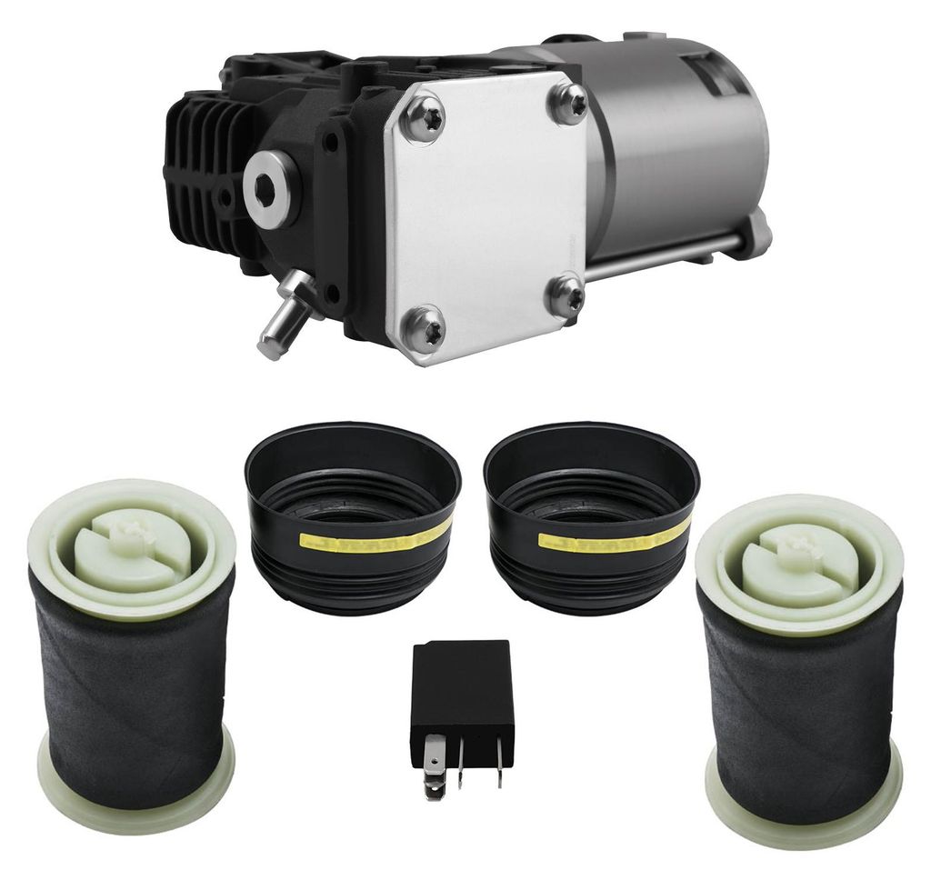 2X Luftfederung hinten + Kompressor for BMW X5 E70 X6 E71 E72 37206859714