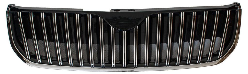 Kühlergrill Sportgrill Gitter Grill Chrom passend für Skoda Superb II 3T 2008-13 – Produktansicht
