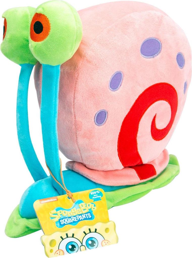 A plush toy of Gary the Snail from SpongeBob SquarePants.