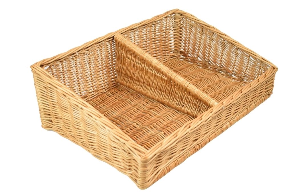 Proutěný koš na pečivo Gastro s přepážkou 60x40 cm Obrázek produktu 