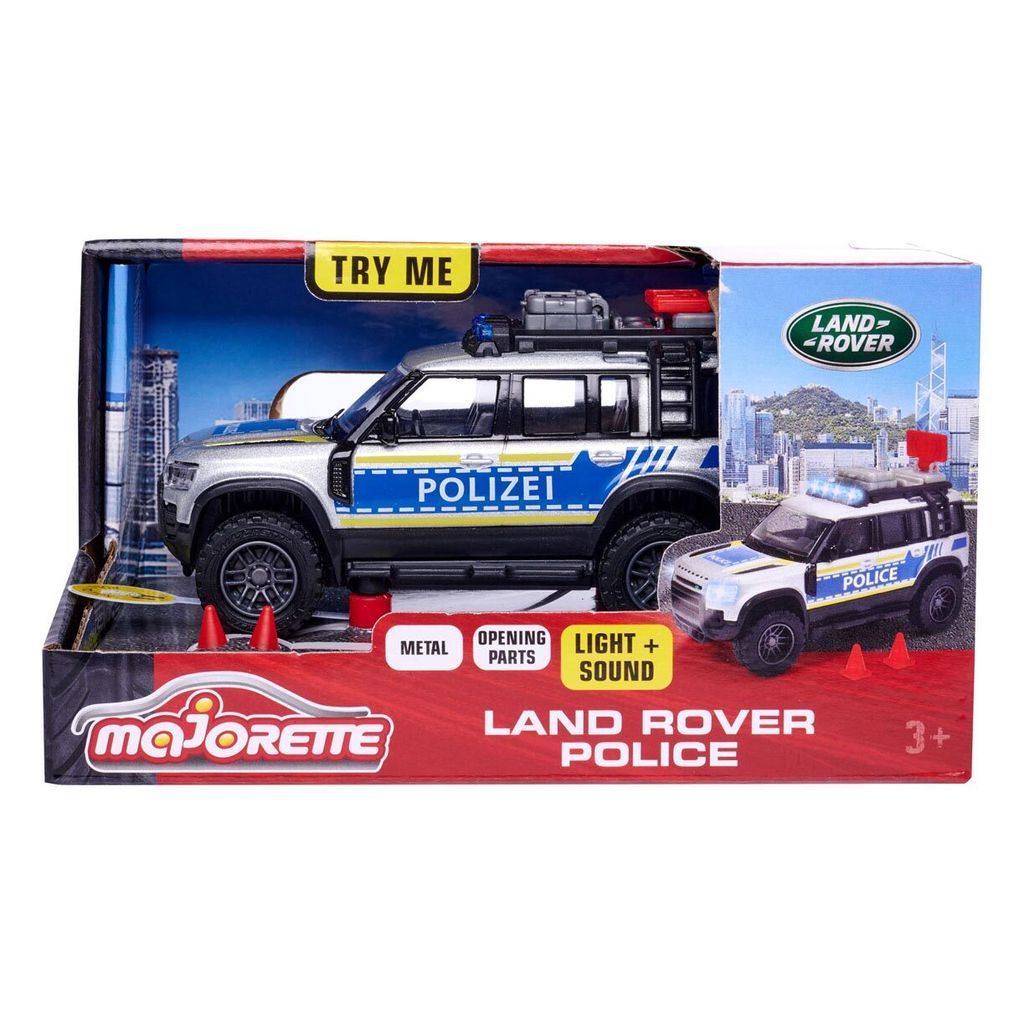 Majorette Land Rover Police Produktbild 