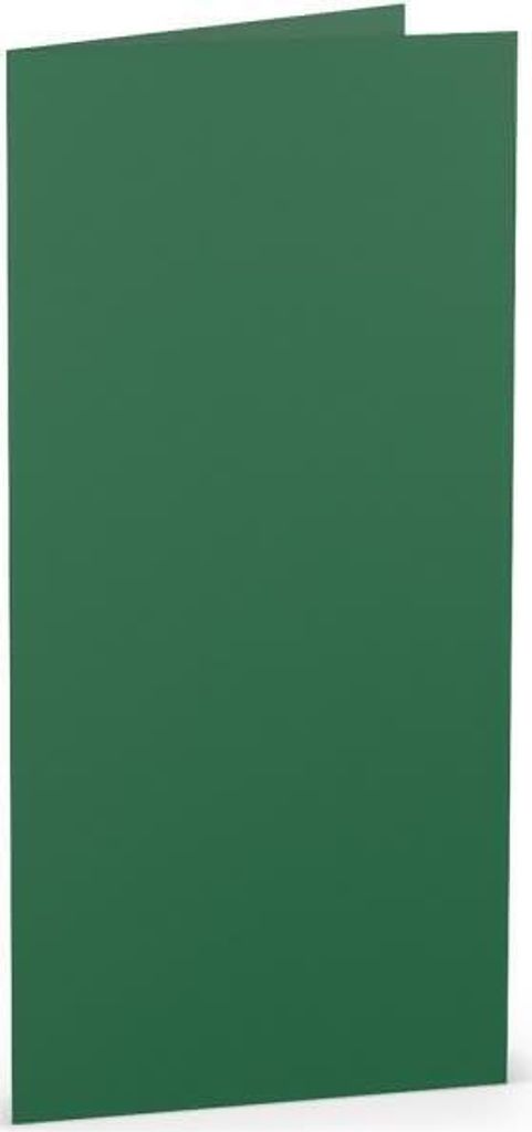 Doppelkarte DL hoch Tannengrün