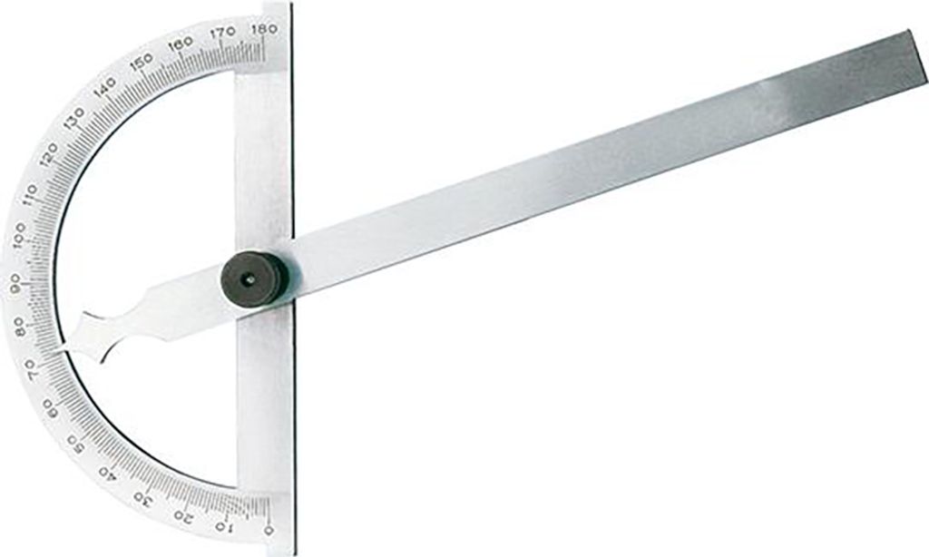 FORMAT Gradmesser mit Feststellschraube 150/200 mm, Schenkellänge:150 mm