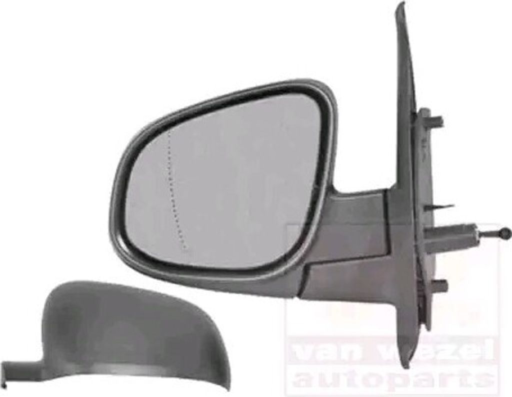 VAN WEZEL 4412803 Außenspiegel Seitenspiegel Links passend für MERCEDES-BENZ CITAN Kasten (415) Asphärisch