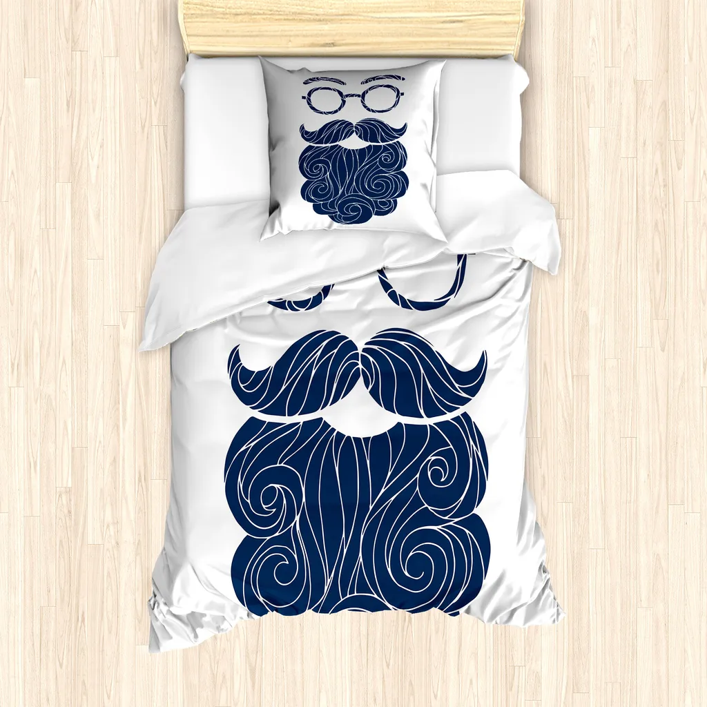 Set Copripiumino ABAKUHAUS Singolo Hipster Blu Petrolio 135x200cm