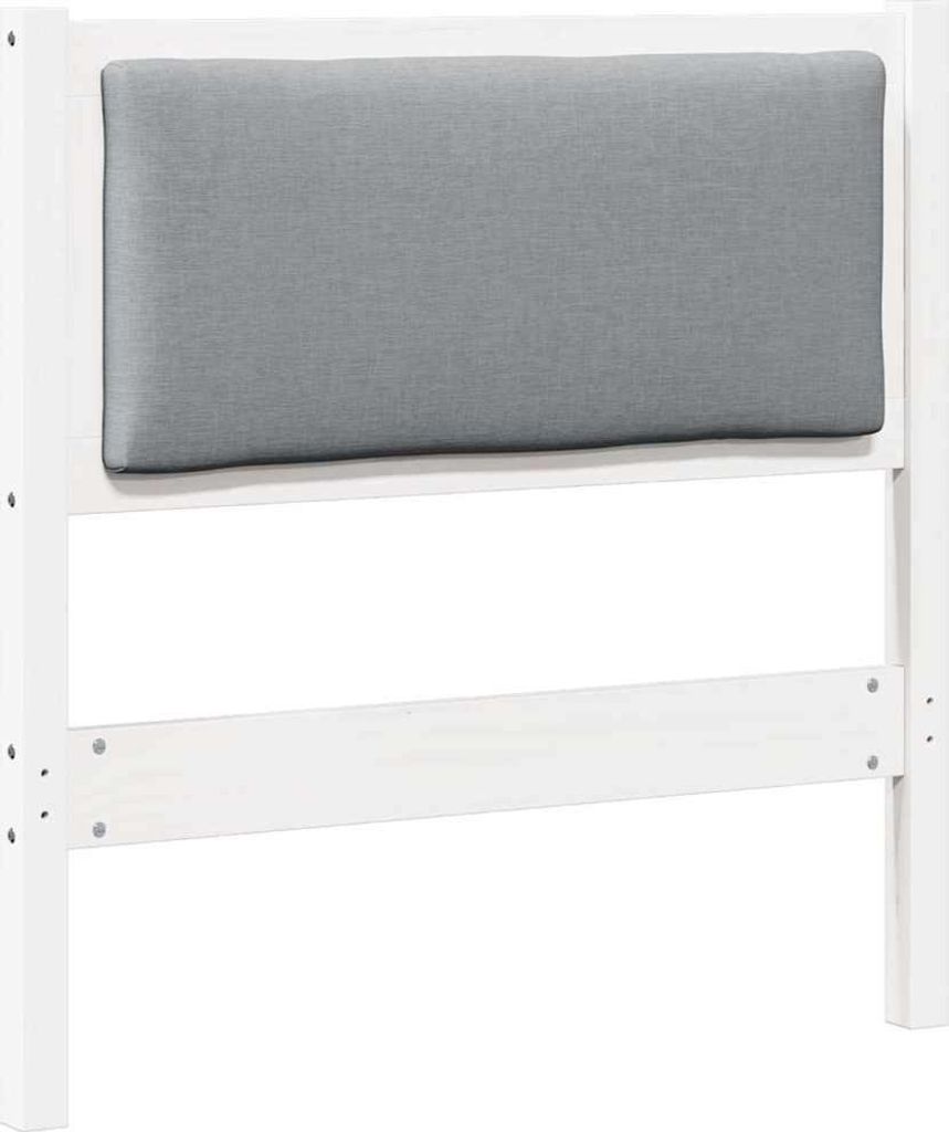Kopfteil Sonstiges Weiß 75 cm Massivholz Kiefer