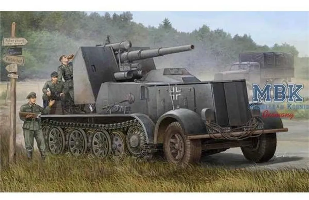 Maquette de Char Flak 18 8.8mm Affût Automoteur 1:35 Trumpeter 1585 Kit