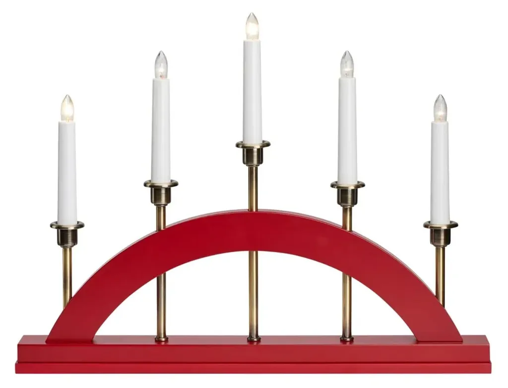 Lustre de table pour salle à manger BRIDGE rouge antique déco intérieur