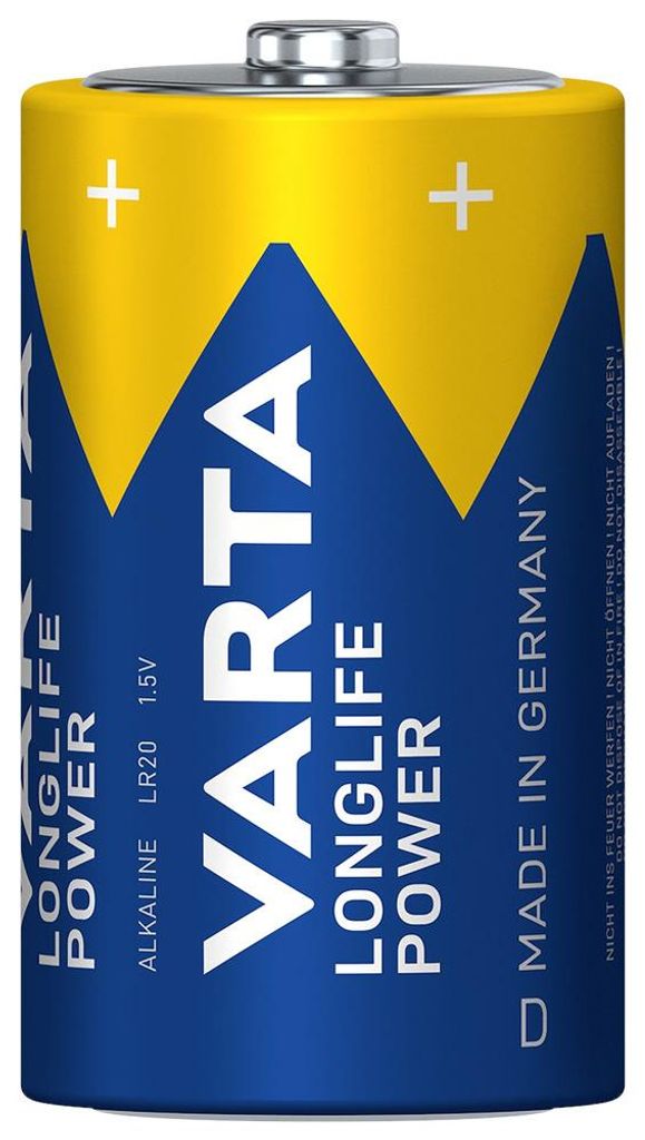Varta Varta Longlife Power, Alkaline-Batterie, Mono D/LR20 Produktbild 