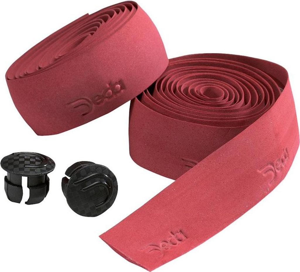 Deda Lenkerband dunkelrot mit Stopfen