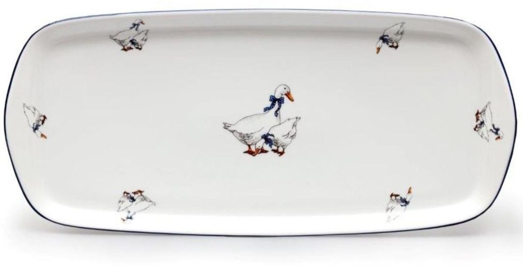 Thun 1794 Porzellantablett, Gänse, 35 cm, Konstanz, Thun Produktbild 